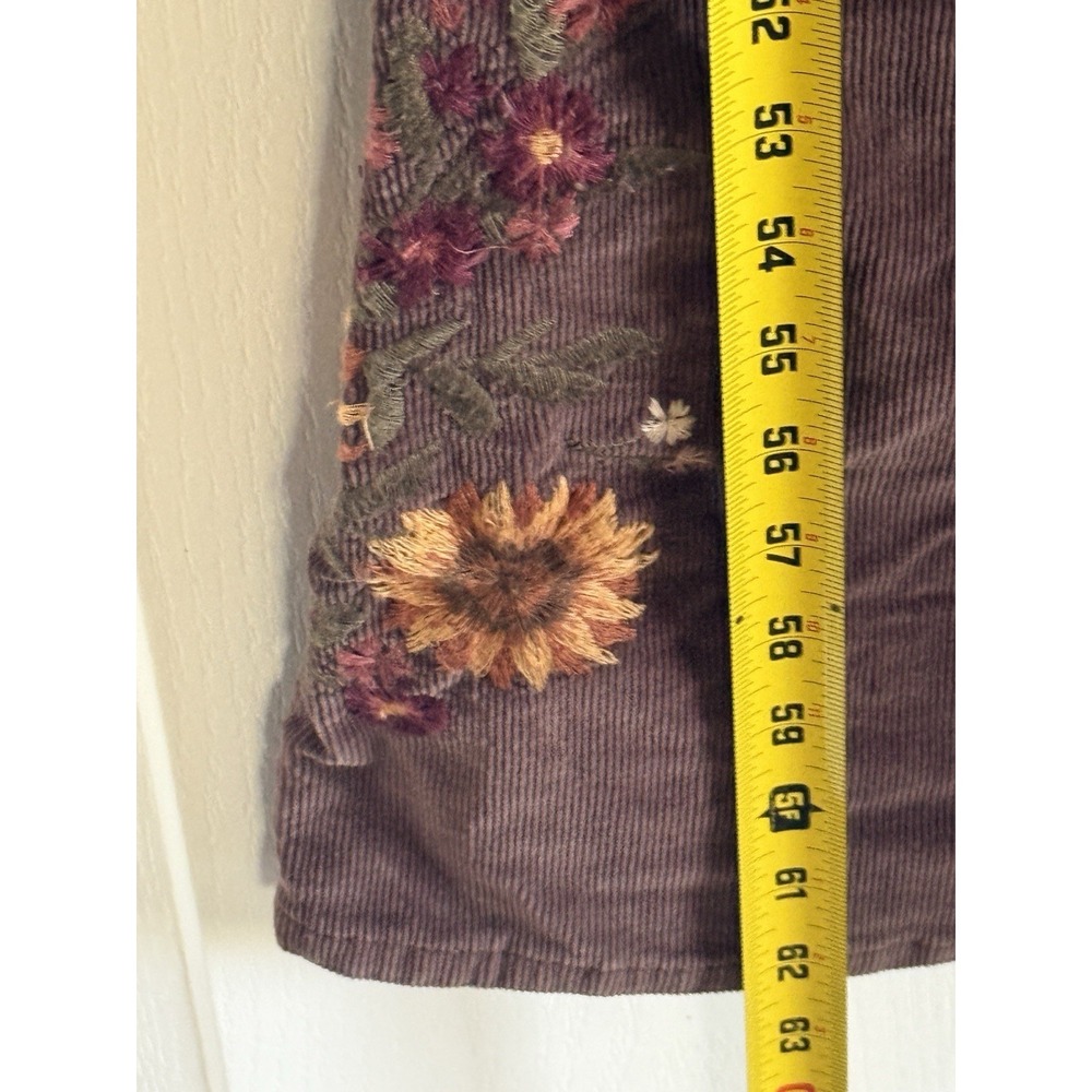 Driftwood x Free People Elsie Jumpsuit Size Medium Embroidered Floral NEW - Picture 11 of 15